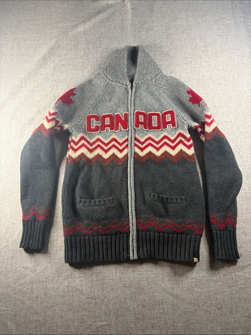 Hudson Bay Company Women’s Zip-Front Knit Cardigan | Size S - Picture 2 of 8